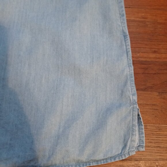 LOVE STITCH cotton tencel blend popover mini dress (L) - Picture 4 of 12